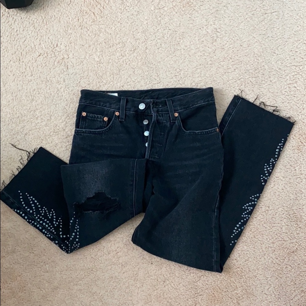 Levi’s 501 Straight Cropped - Picture 4 of 4